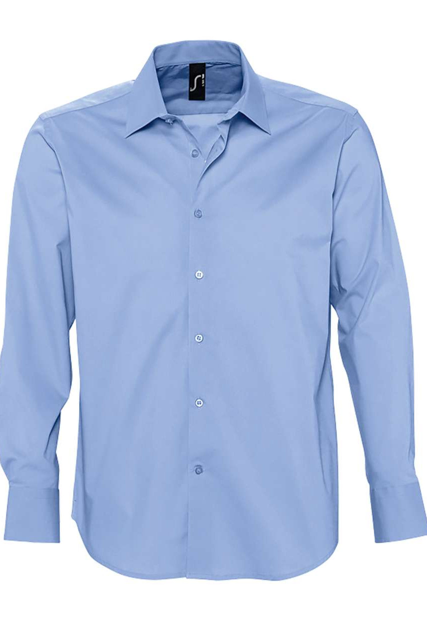 SOL'S BRIGHTON - LONG SLEEVE STRETCH MEN'S SHIRT