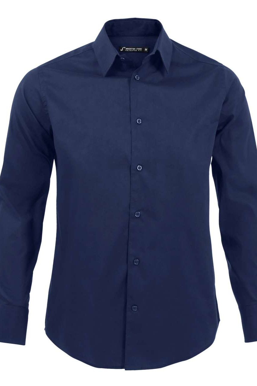 SOL'S BRIGHTON - LONG SLEEVE STRETCH MEN'S SHIRT