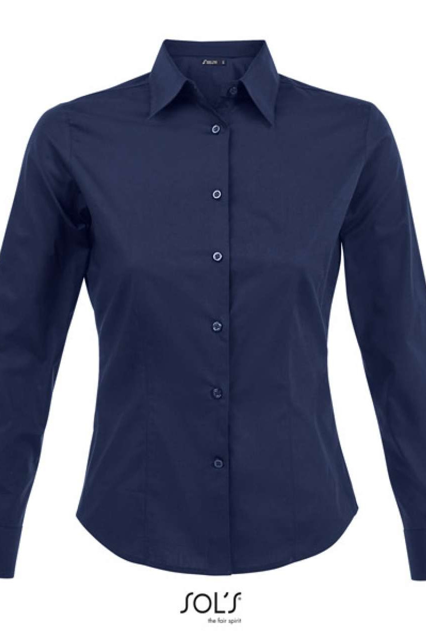 SOL'S EDEN - LONG SLEEVE STRETCH WOMEN'S SHIRT