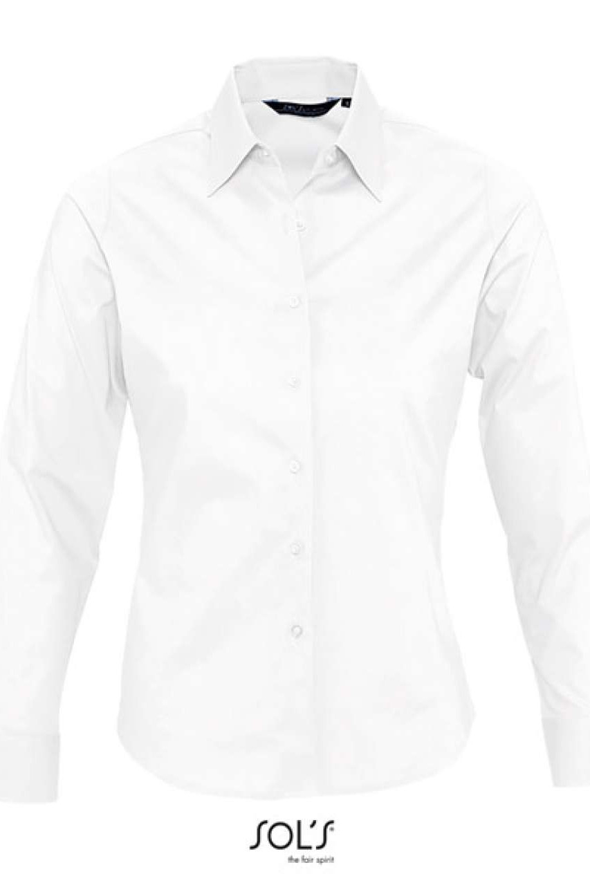 SOL'S EDEN - LONG SLEEVE STRETCH WOMEN'S SHIRT