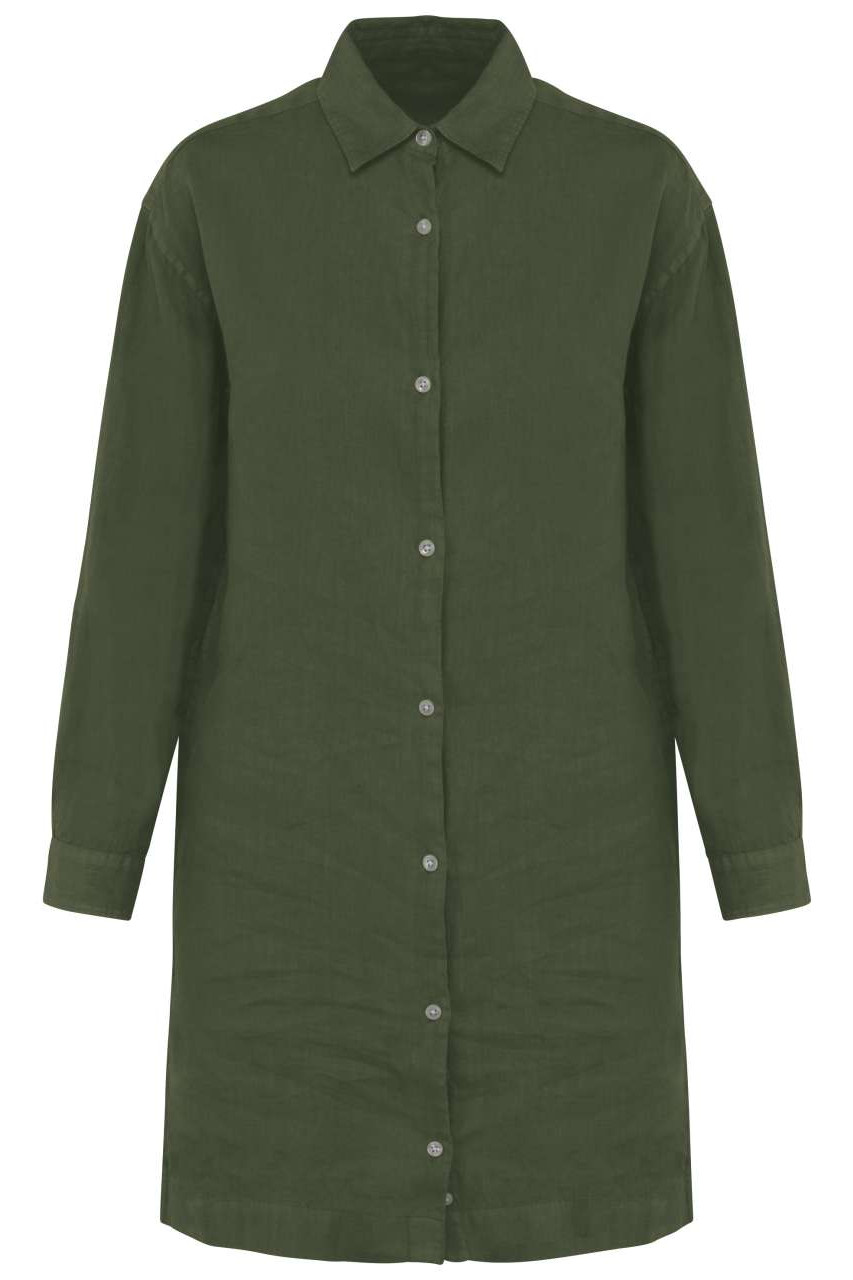 LADIES' LINEN DRESS SHIRT