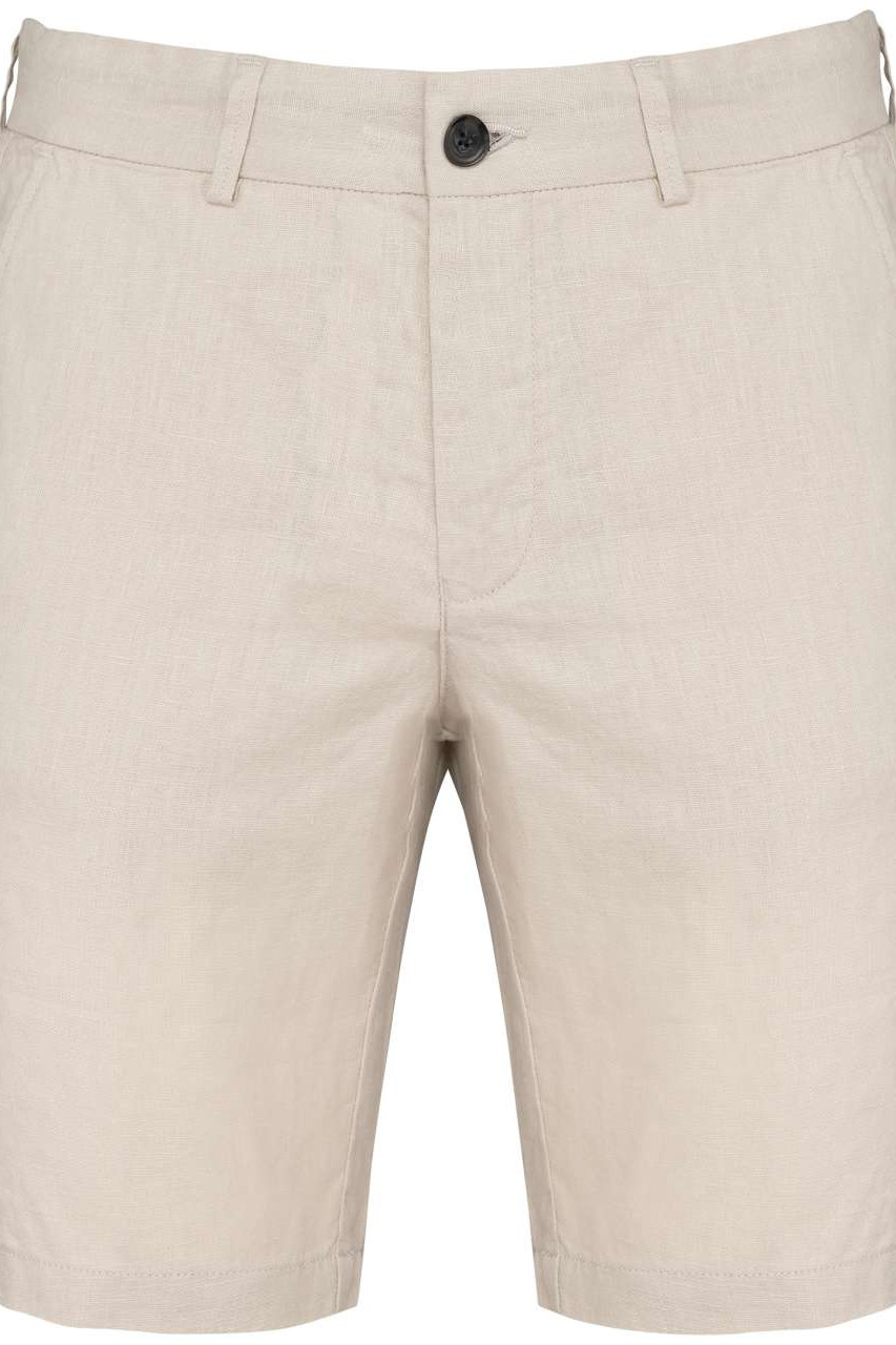 MEN'S LINEN BERMUDA