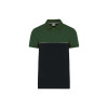 UNISEX ECO-FRIENDLY TWO-TONE SHORT SLEEVE POLO SHIRT