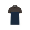 UNISEX ECO-FRIENDLY TWO-TONE SHORT SLEEVE POLO SHIRT