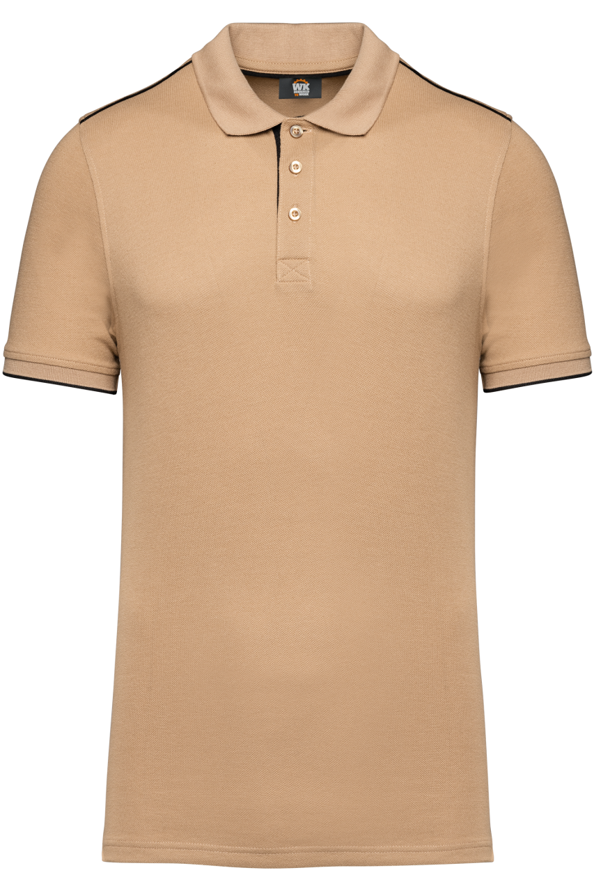 MEN'S SHORT-SLEEVED CONTRASTING DAYTODAY POLO SHIRT