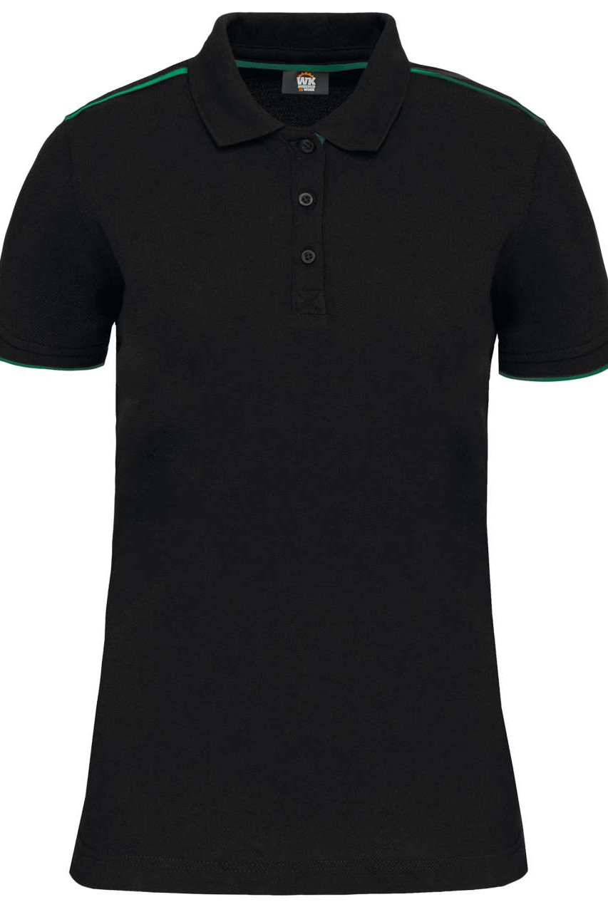 LADIES' SHORT-SLEEVED CONTRASTING DAYTODAY POLO SHIRT
