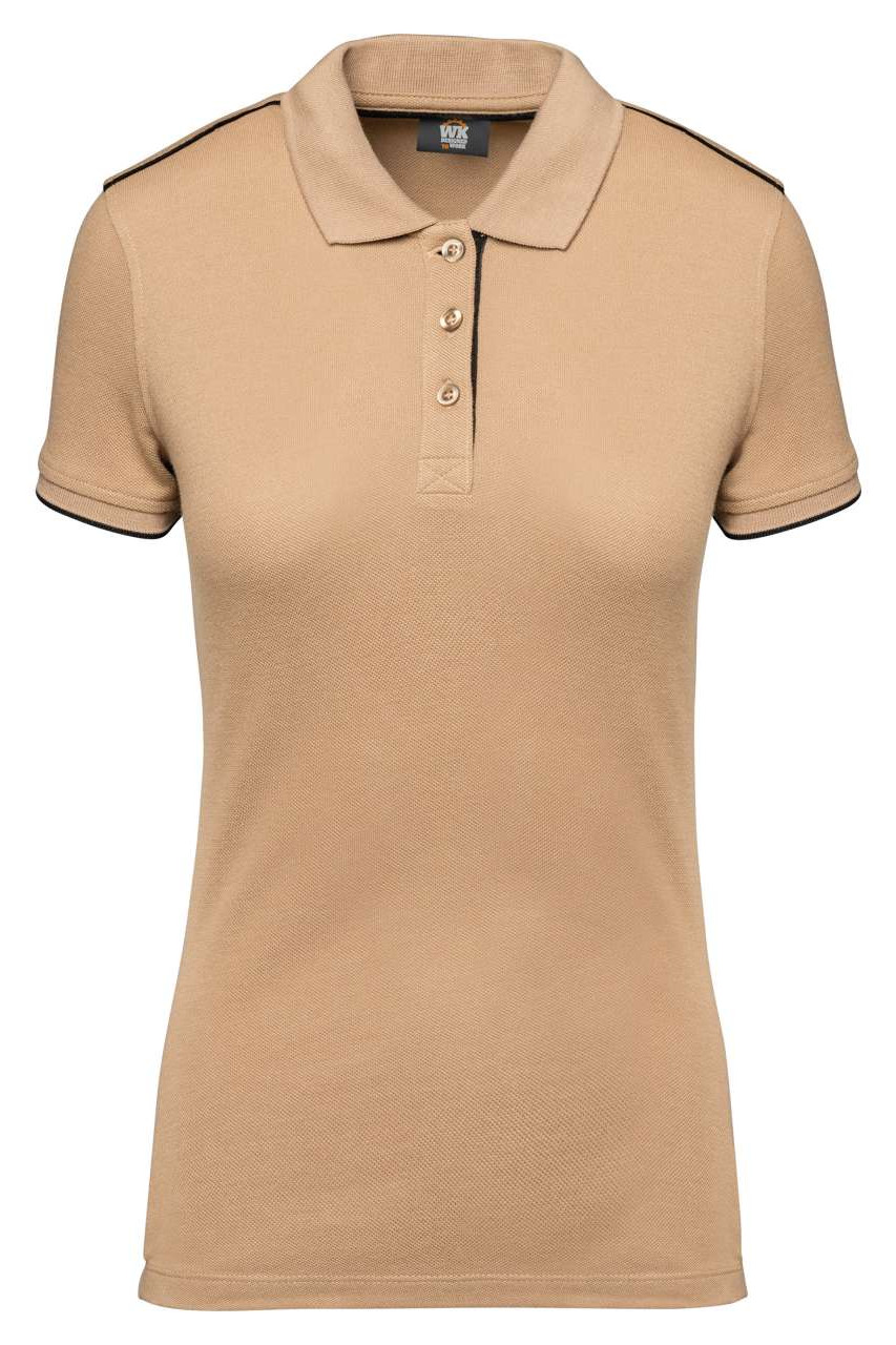 LADIES' SHORT-SLEEVED CONTRASTING DAYTODAY POLO SHIRT