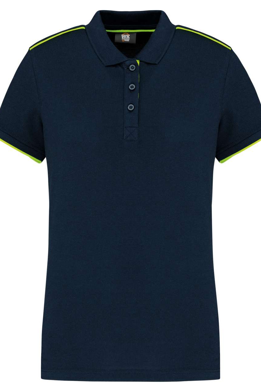 LADIES' SHORT-SLEEVED CONTRASTING DAYTODAY POLO SHIRT
