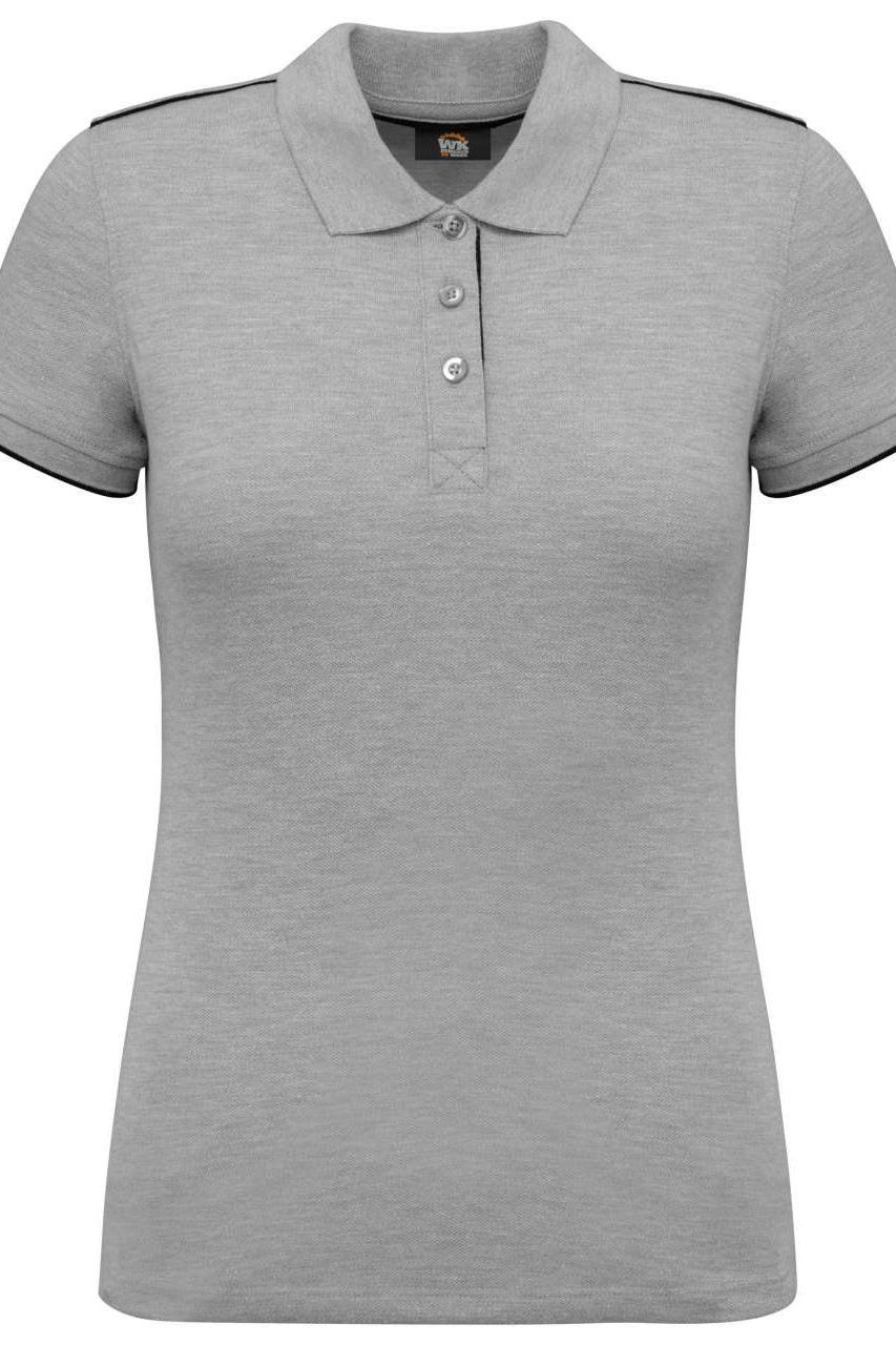 LADIES' SHORT-SLEEVED CONTRASTING DAYTODAY POLO SHIRT