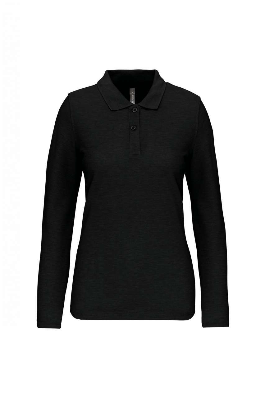 LADIES' LONG-SLEEVED POLO SHIRT