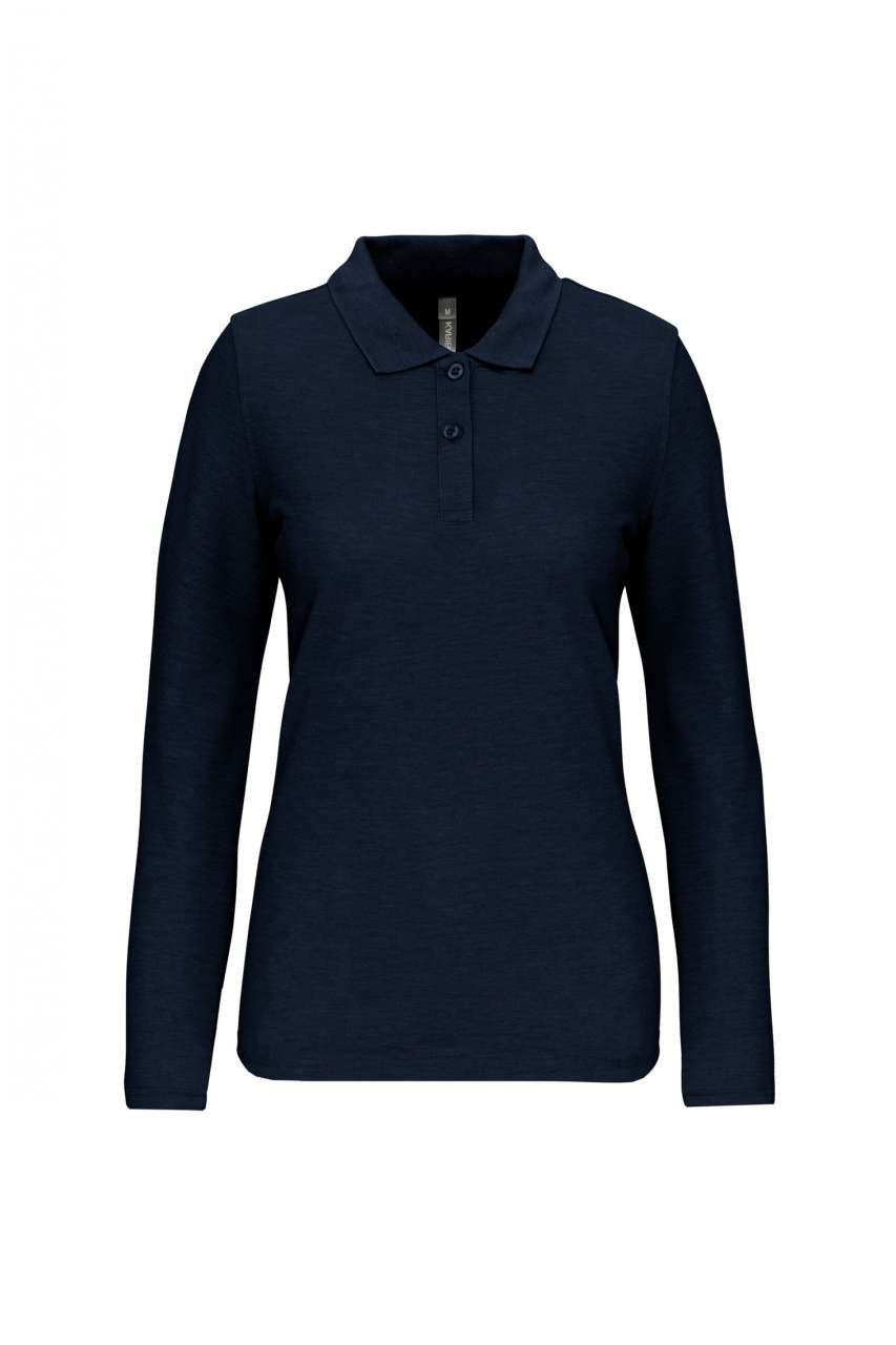 LADIES' LONG-SLEEVED POLO SHIRT