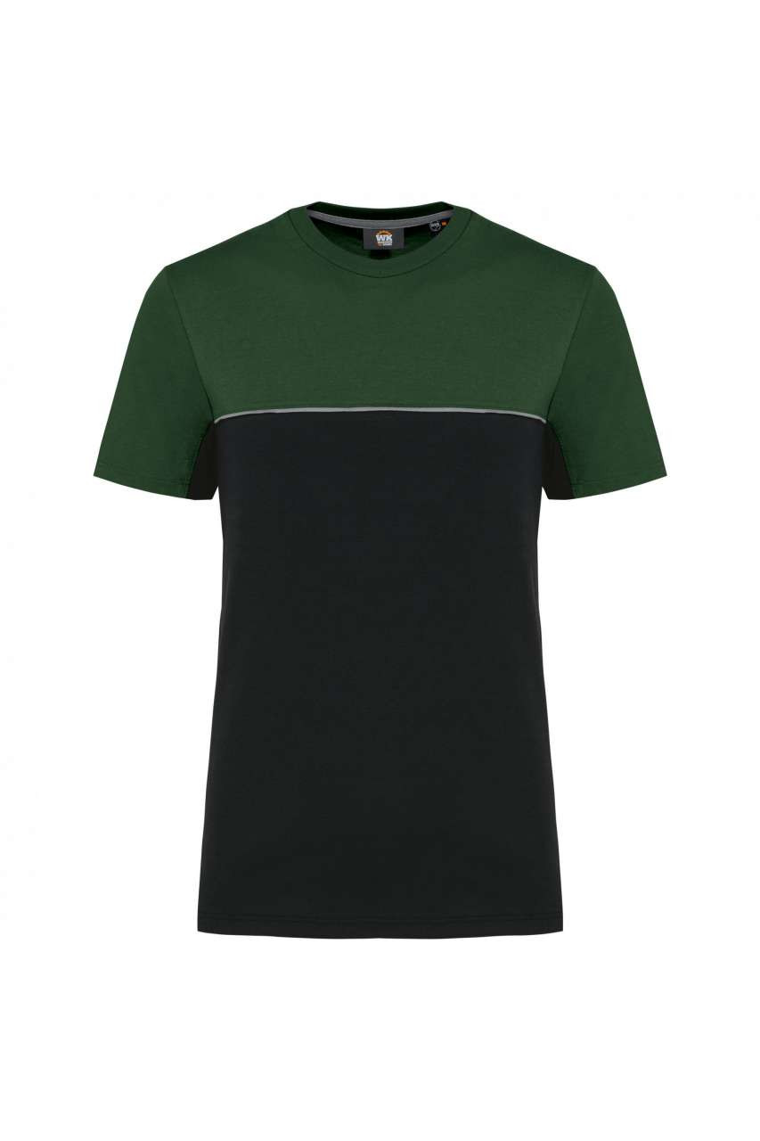UNISEX ECO-FRIENDLY SHORT SLEEVE TWO-TONE T-SHIRT