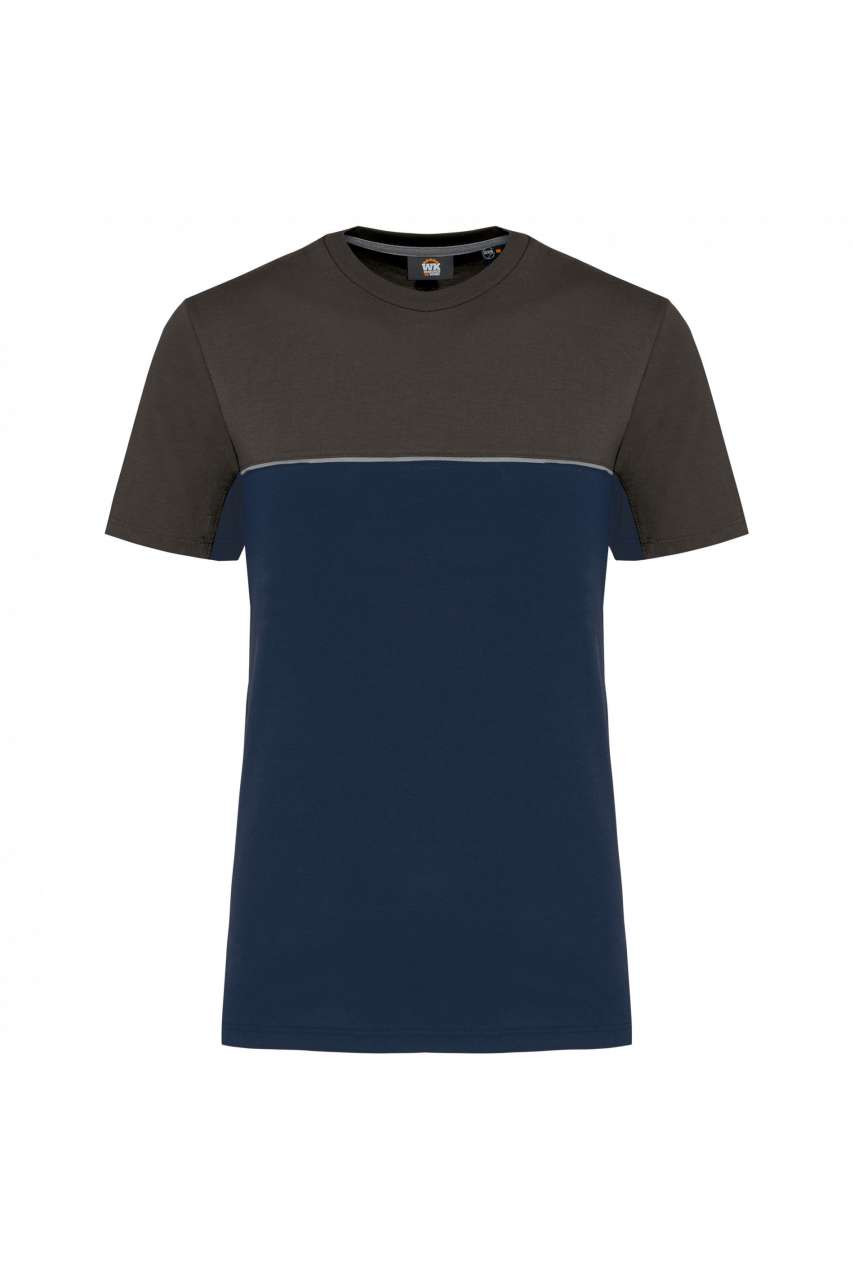 UNISEX ECO-FRIENDLY SHORT SLEEVE TWO-TONE T-SHIRT