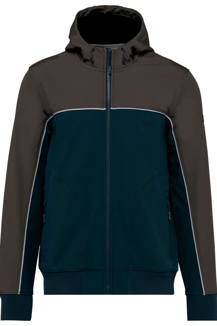 UNISEX 3-LAYER TWO-TONE BIONIC SOFTSHELL JACKET