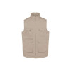 UNISEX PADDED MULTI-POCKET POLYCOTTON VEST
