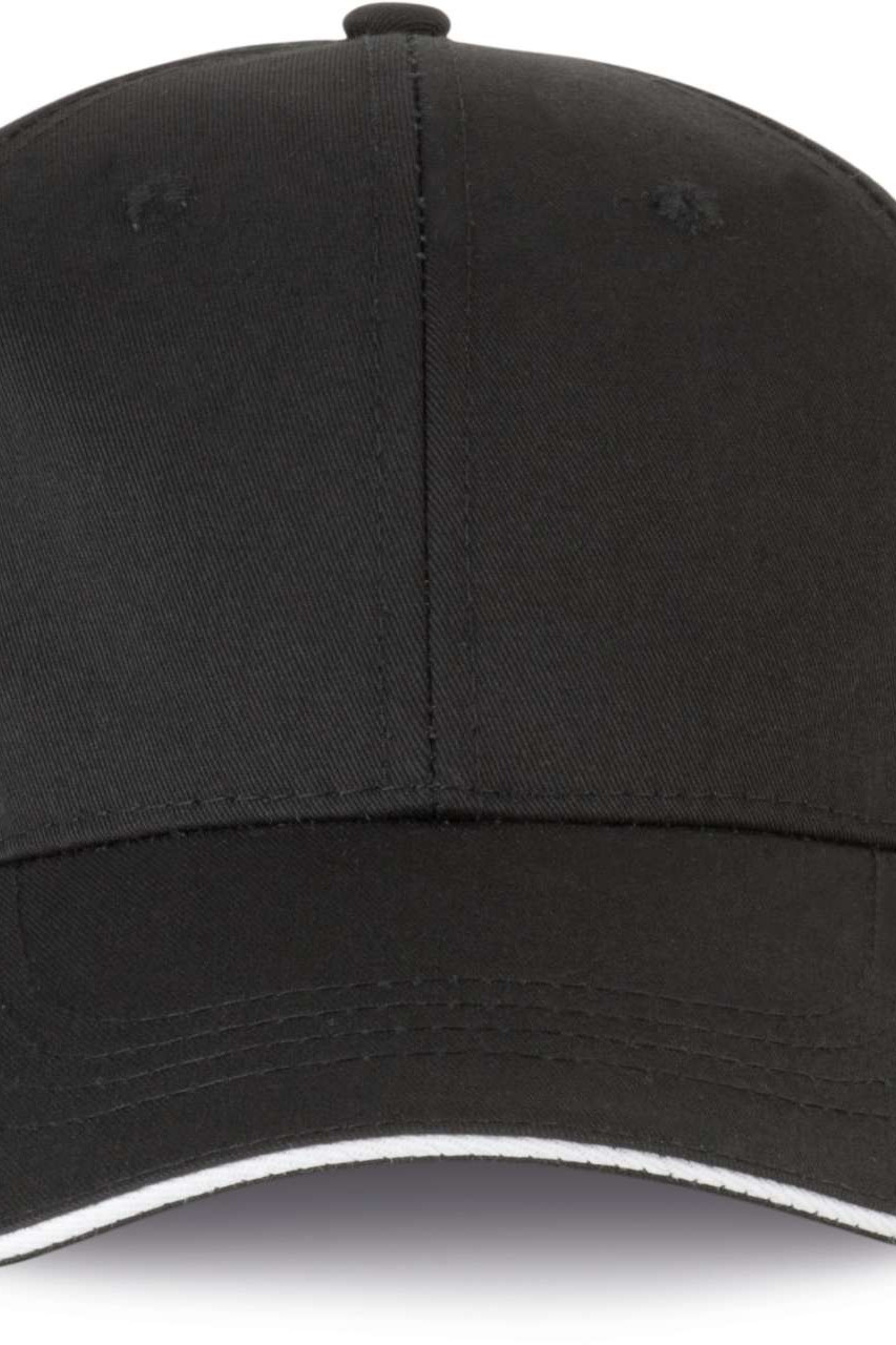 OEKOTEX CERTIFIED 6 PANELS CAP WITH SANDWICH PEAK