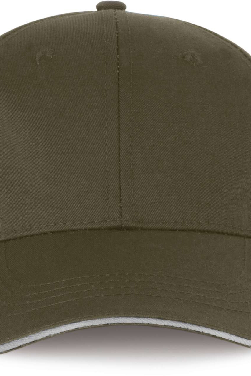 OEKOTEX CERTIFIED 6 PANELS CAP WITH SANDWICH PEAK
