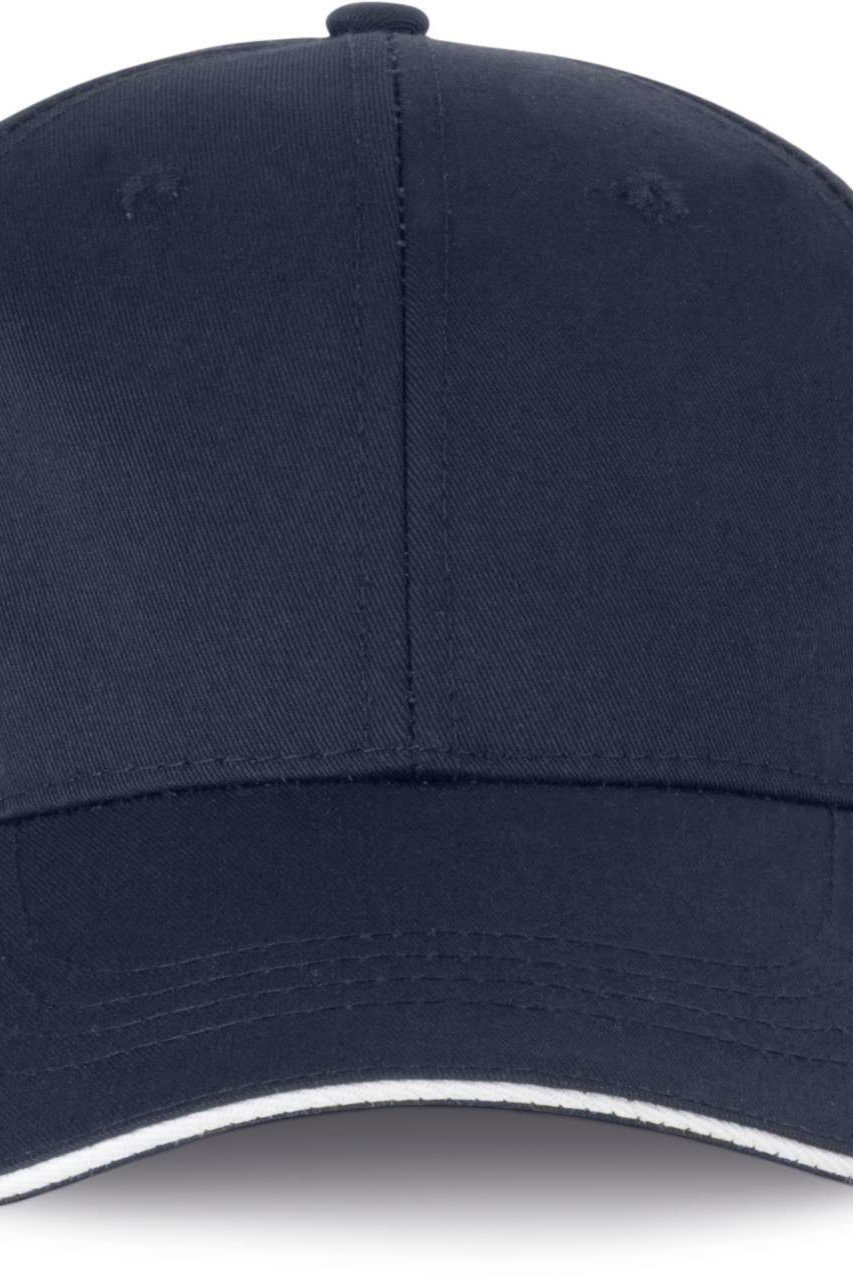 OEKOTEX CERTIFIED 6 PANELS CAP WITH SANDWICH PEAK