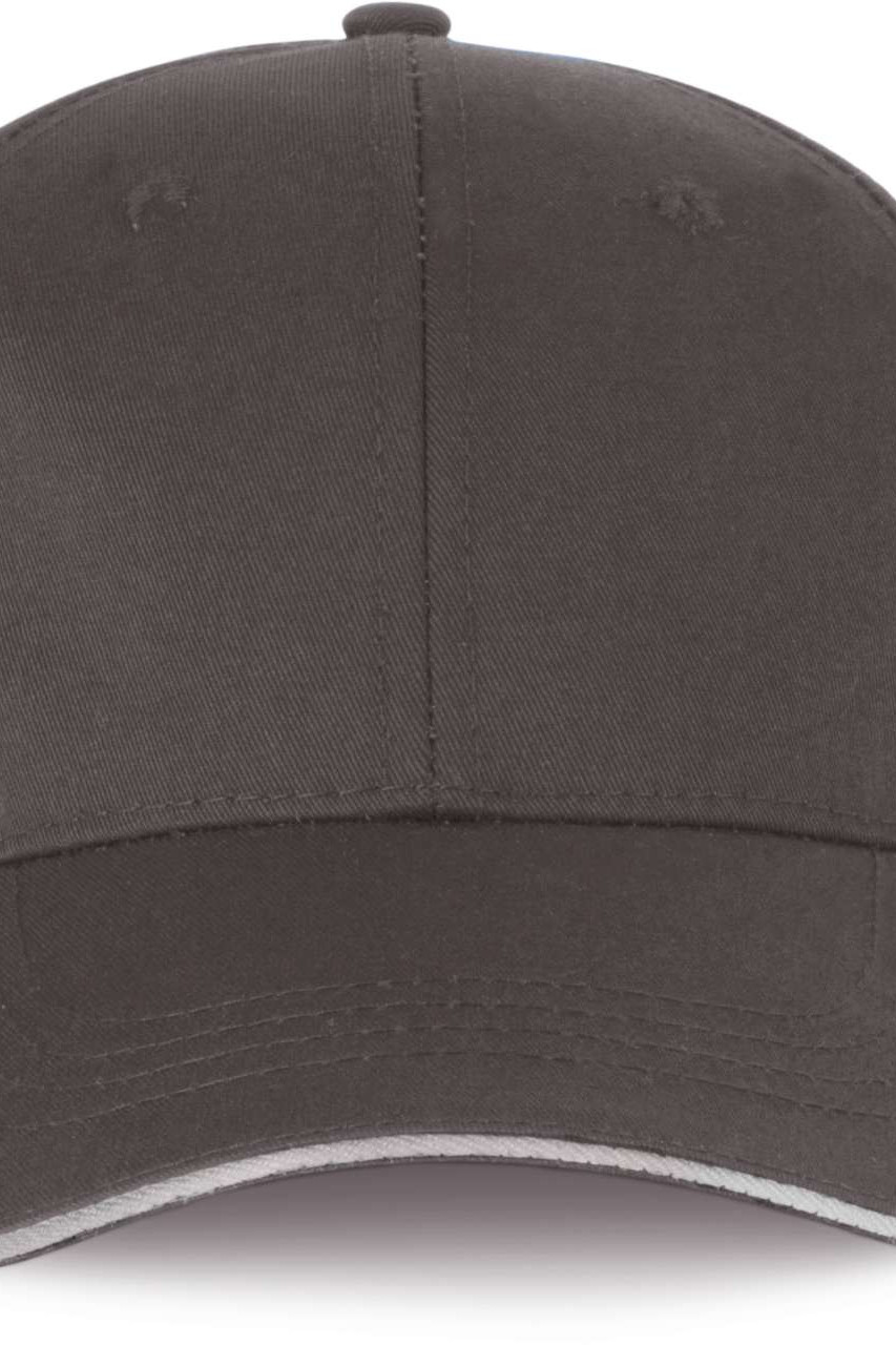 OEKOTEX CERTIFIED 6 PANELS CAP WITH SANDWICH PEAK