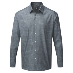 MEN'S COTTON SLUB CHAMBRAY LONG SLEEVE SHIRT