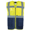 COMFORT EXECUTIVE SAFETY VEST "HAMBURG" - MULTIFUNCTIONAL WITH POCKETS