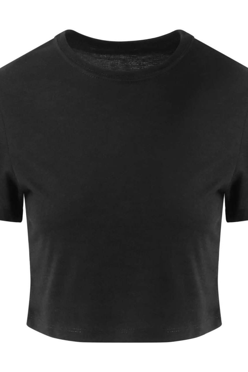 WOMEN'S TRI-BLEND CROPPED T