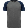 ADULT TRIBLEND TWO-TONE SPORTS SHORT-SLEEVED T-SHIRT