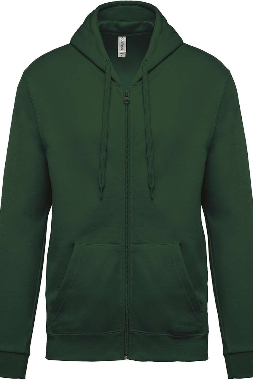 FULL ZIP HOODED SWEATSHIRT