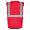 COMFORT EXECUTIVE SAFETY VEST "HAMBURG" - MULTIFUNCTIONAL WITH POCKETS