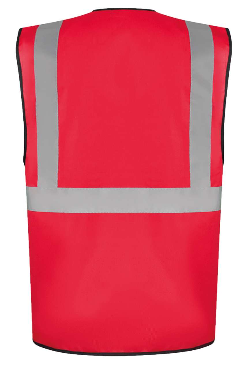 COMFORT EXECUTIVE SAFETY VEST "HAMBURG" - MULTIFUNCTIONAL WITH POCKETS