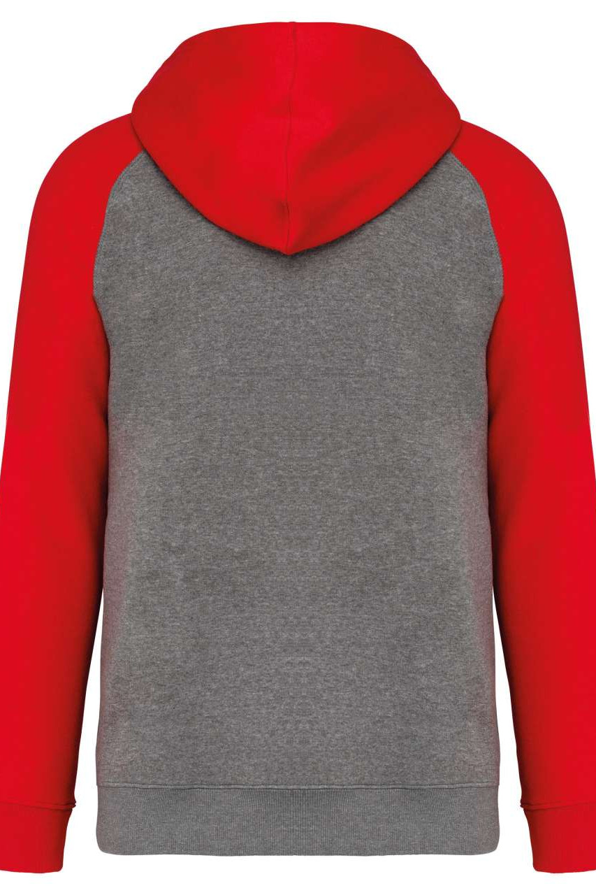 ADULT TWO-TONE HOODED SWEATSHIRT