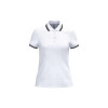 LADIE'S SHORT-SLEEVED POLOSHIRT WITH CONTRASTING PIPING