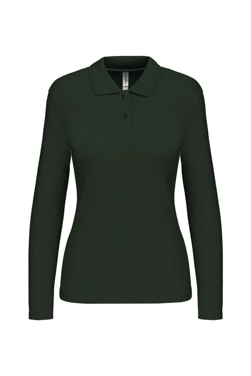LADIES' LONG-SLEEVED POLO SHIRT