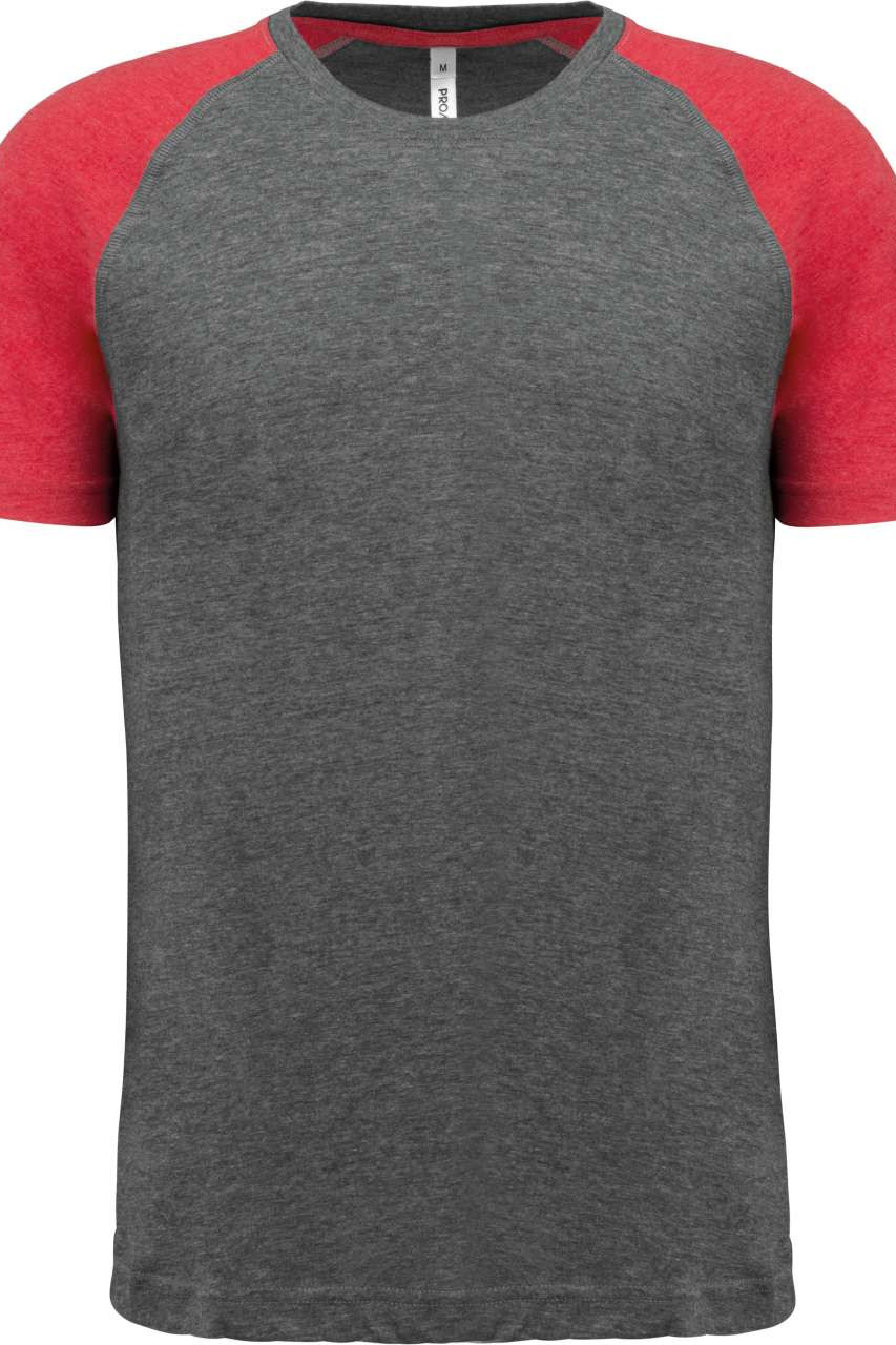 ADULT TRIBLEND TWO-TONE SPORTS SHORT-SLEEVED T-SHIRT