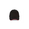 CAP WITH CONTRASTING SANDWICH PEAK - 6 PANELS