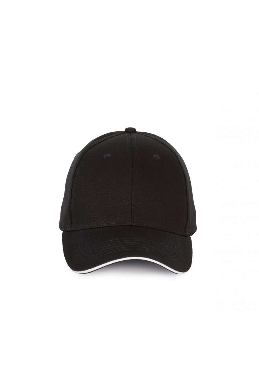 CAP WITH CONTRASTING SANDWICH PEAK - 6 PANELS
