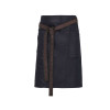 'DIVISION' WAXED LOOK DENIM WAIST APRON